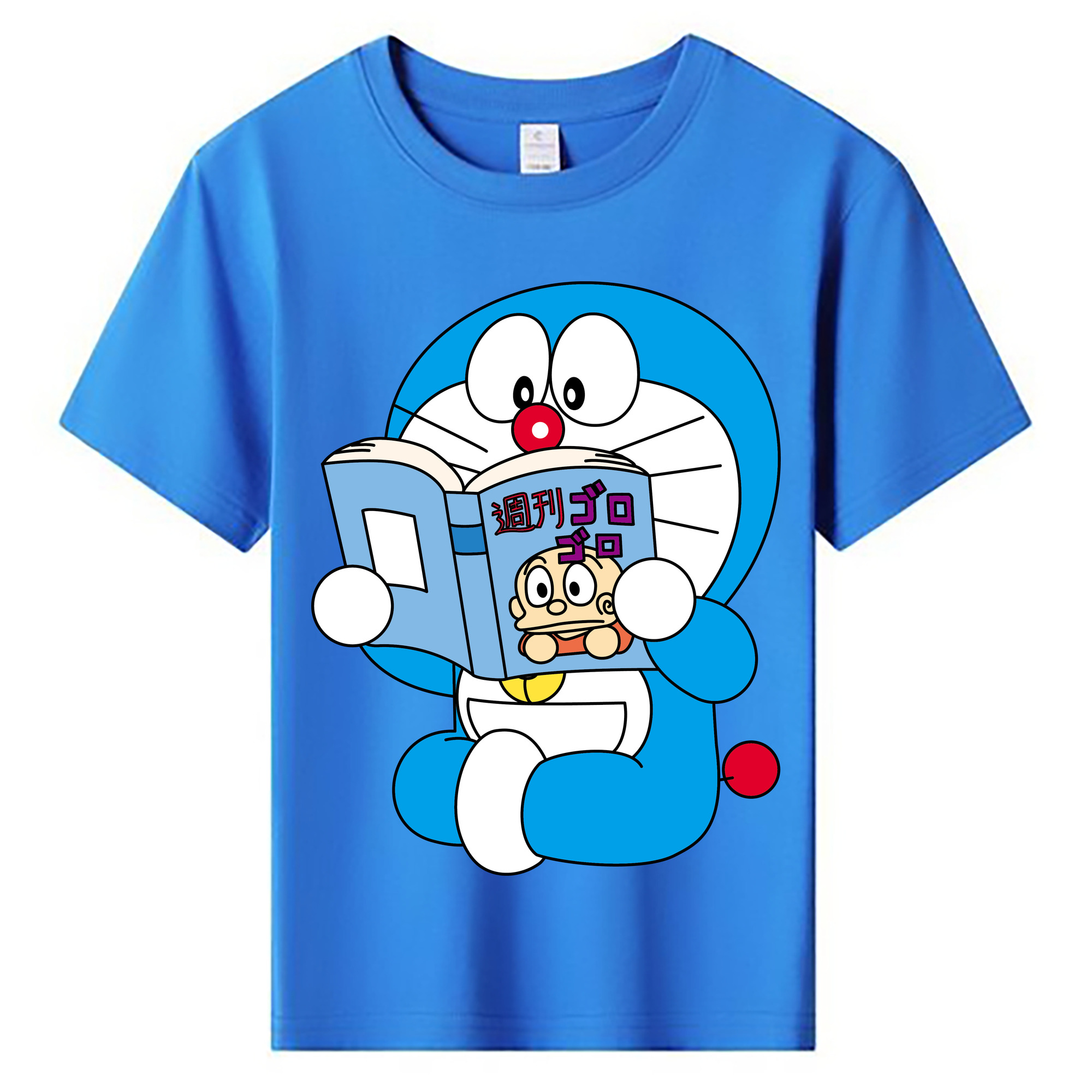 （画像用） ドラえもん Doraemon 綿100％キッズTシャツ（フロントプリント）